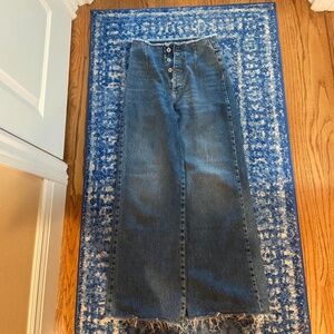 Zara High Rise Blue Denim Jeans